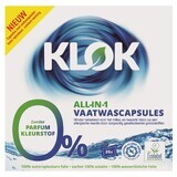 Alles in 1 vaatwasser capsules, 26 capsules * 18g, Klok