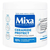 Crème fortifiante pour le visage et le corps avec 10% de glycérine pour les peaux sèches et très sèches Ceramide Protect, 400 ml, Mixa