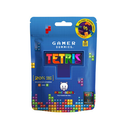 Gelatine gommose con vitamina C ed E Tetris, 125 g, Powerbears