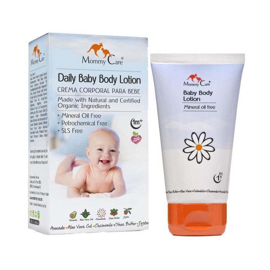 Lozione per il corpo alle calendule, 120 ml, Mommy Care