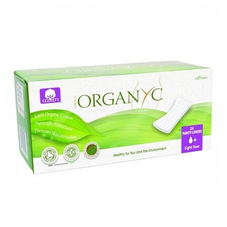 Absorbante zilnice din bumbac organic, 24 bucati, Organyc