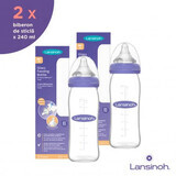 Glasflaschenpackung, 2 x 240 ml, Lansinoh