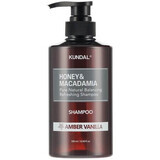 Miele e Macadamia Shampoo naturale con aroma di vaniglia e ambra, 500 ml, Kundal