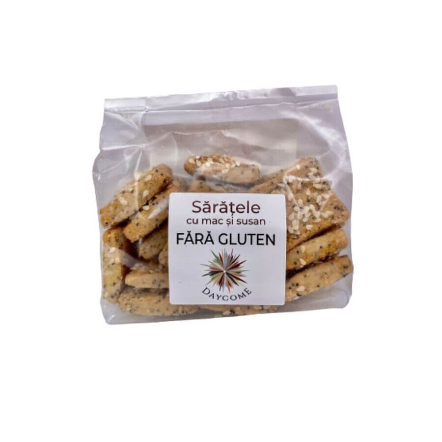 Sariette au pavot et au sésame sans gluten, 150g, Daycome