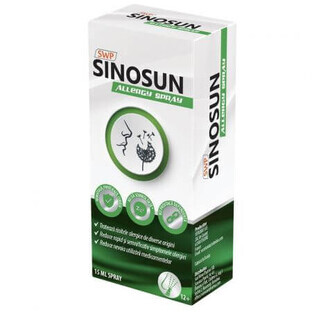 Sinosun Spray contre les allergies, 15ml, Sun Wave Pharma