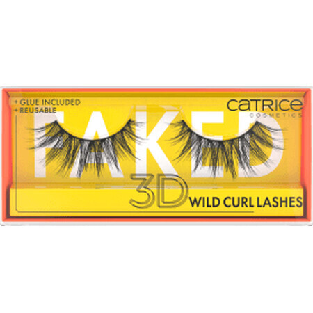 Catrice Faked 3D Wild Curl False Eyelashes, 1 pc