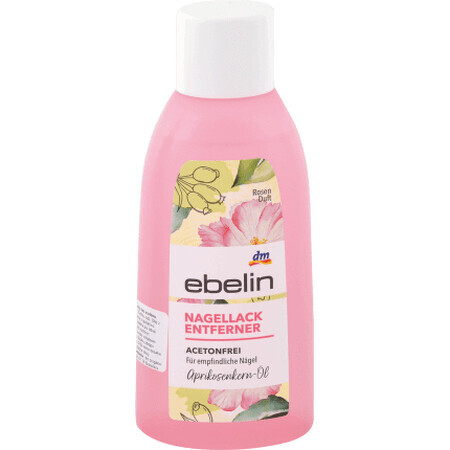 Ebelin Dissolvant sans acétone à l'huile d'abricot, 200 ml