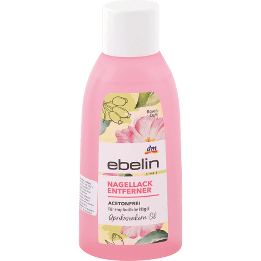 Ebelin Acetonfreier Nagellackentferner mit Aprikosenöl, 200 ml