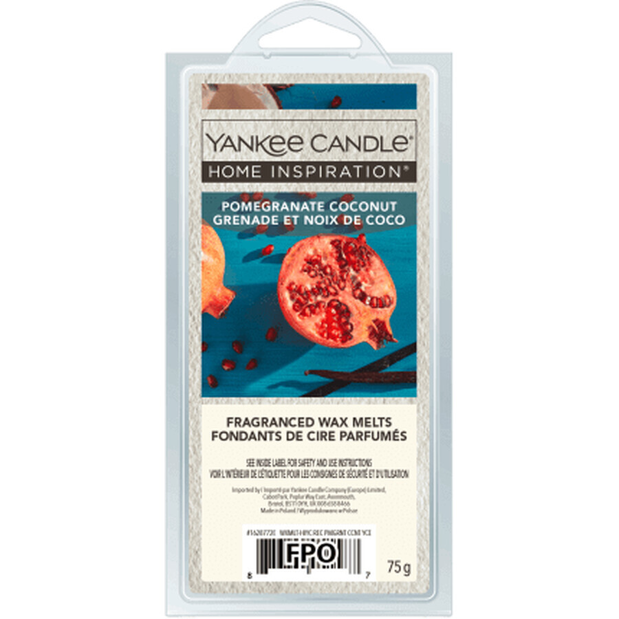 Yankee Candle Granaatappel Kokos Geurwas, 1 stuk