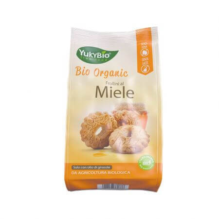 Biologische koekjes met honing, 300 g, Yukybio