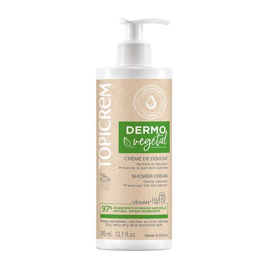 Topicrem Dermovegetal Crème de douche, 390 ml, NIGY