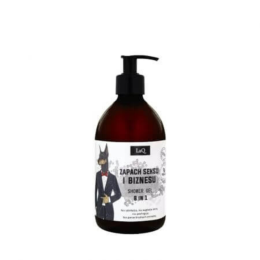 Doberman 8 in 1 gel doccia per uomo, 500 ml, LaQ