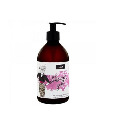 Gel douche au magnolia et poivre rose, 500 ml, LaQ