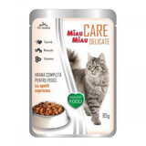 Care Delicate natvoer voor katten met makreel, 85 g, Meow-Meow