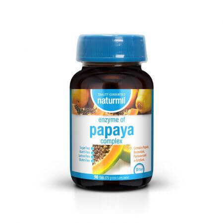 Enzimi complessi Papaya, 90 compresse, Naturmil