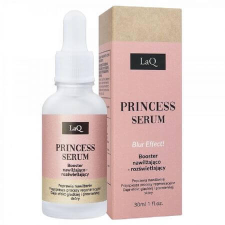 Princess moisturizing and brightening face serum (no. 2), 30 ml, LaQ