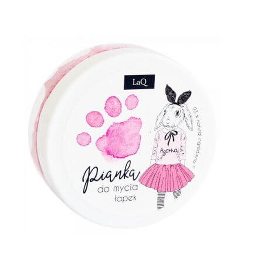 Roze reinigingsschuim voor kinderen, 20 g, LaQ