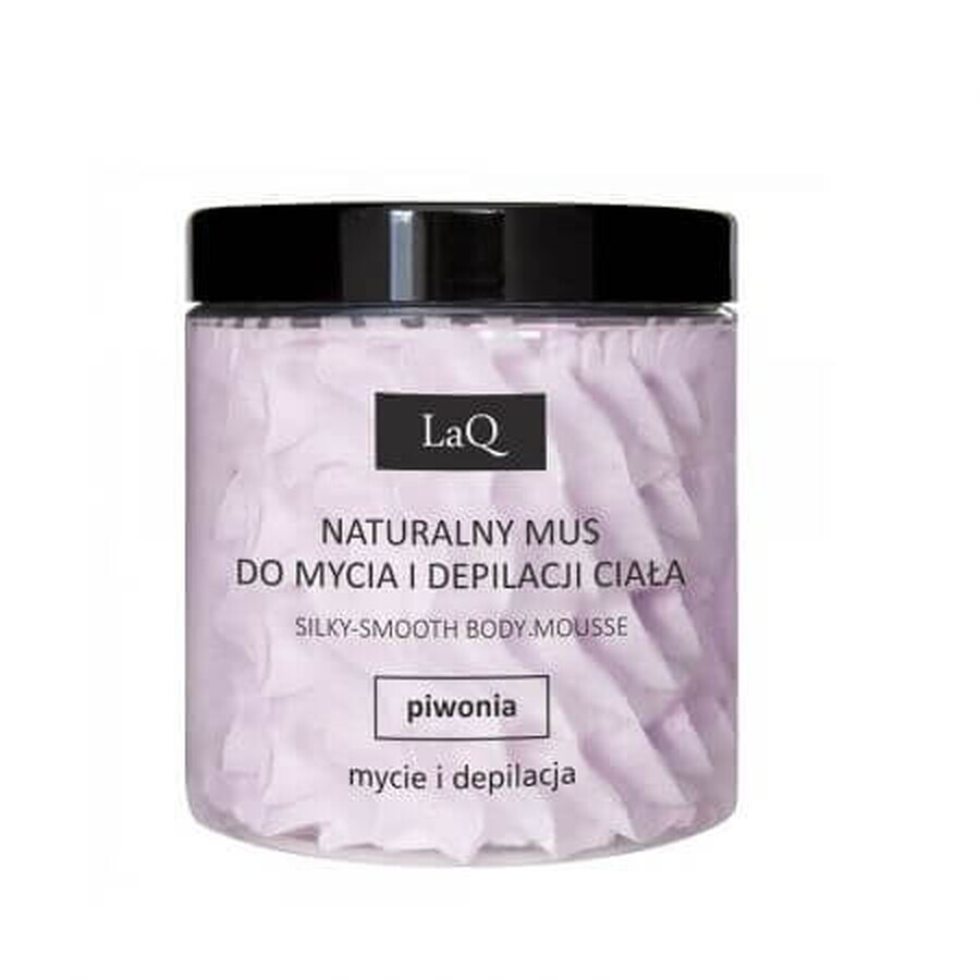 Foam for washing and epilating the body with peony, 100 g, LaQ