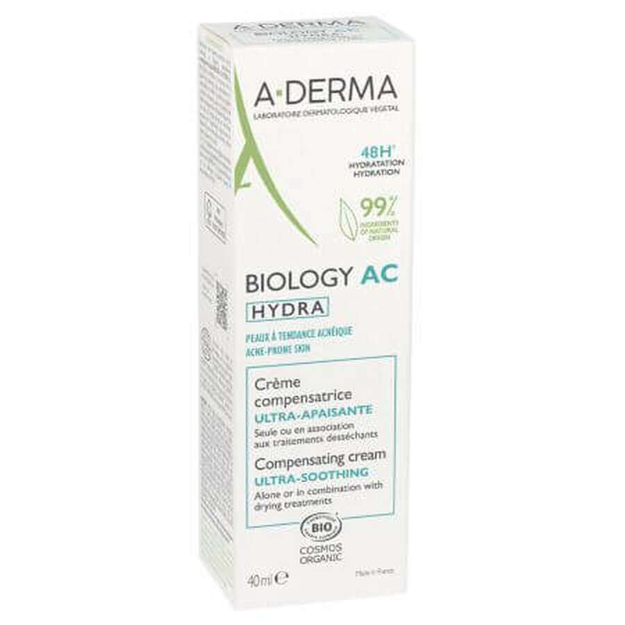 A-Derma Biology AC Hydra Ultra Kalmerende Gezichtscrème, 40 ml