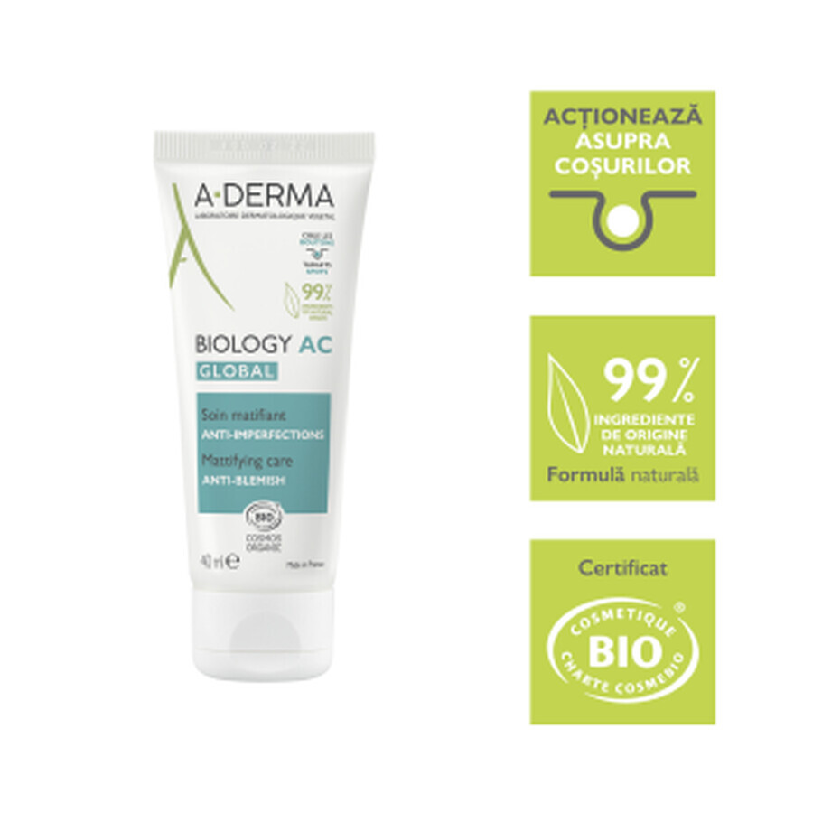 A-Derma Biology AC matterende crème C, 40 ml