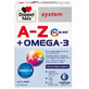 A - Z + OMEGA-3, 30 g&#233;lules, Doppelherz