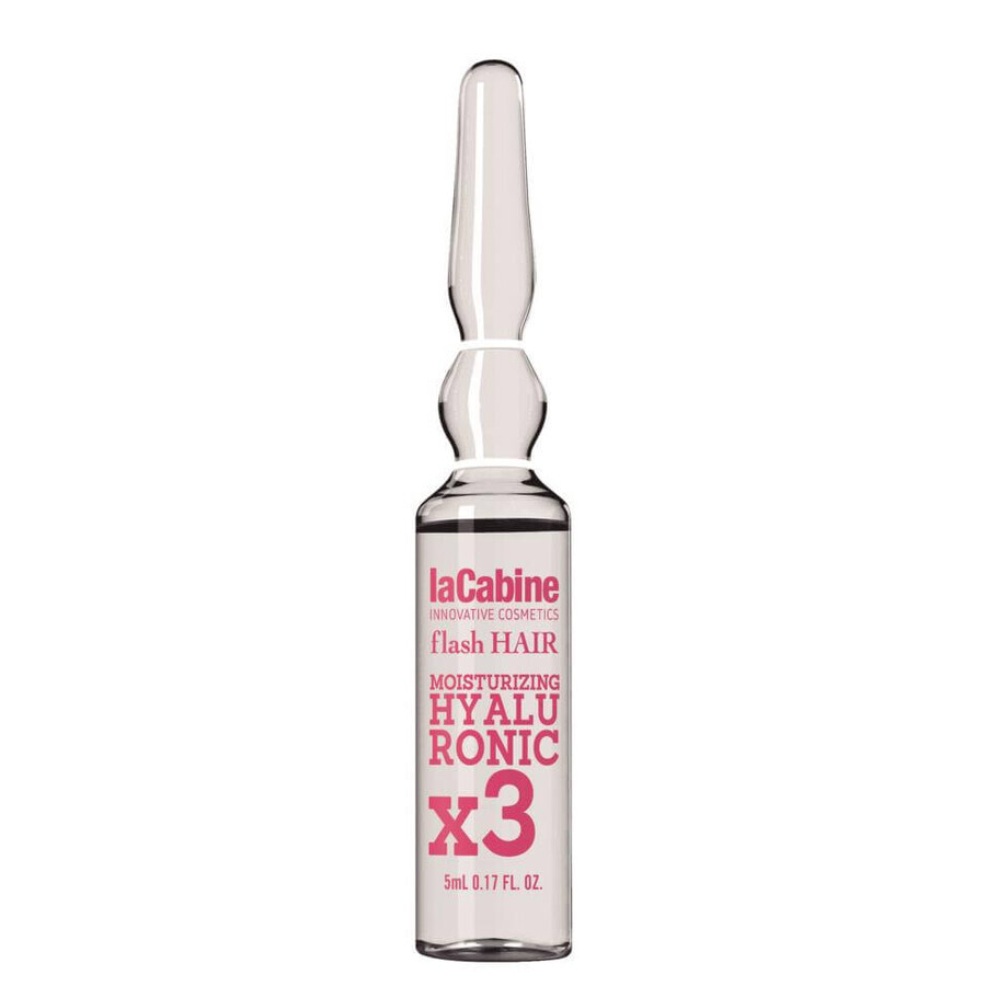 Flash Hair Hidratante Hialurónico Vial Capilar, 5 ml, La Cabine