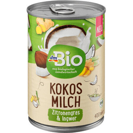 DmBio Kokosnussmilch mit Zitrone, 400 ml