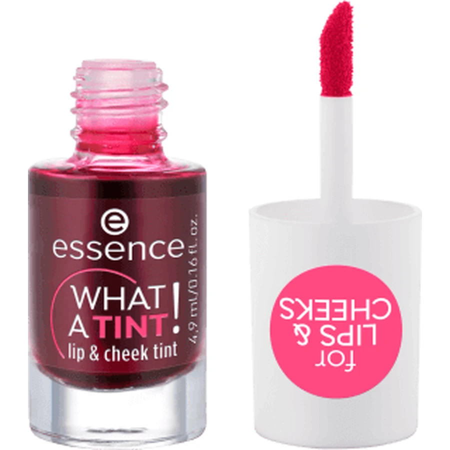 Essence WHAT A TINT! lip- en wanglippenstift 01 Kiss From A Rose, 4,9 ml