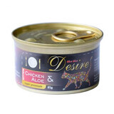 Natvoer met kip en aloë vera Desire, 85 g, Meow Meow