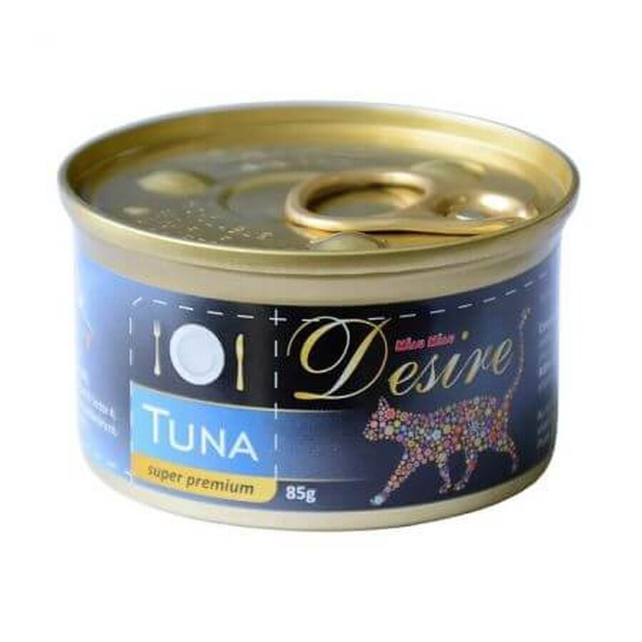 Desire nat kattenvoer met tonijn, 85 g, Meow Meow