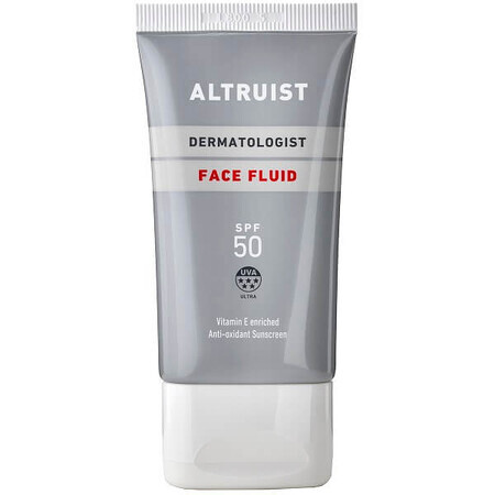 Fluide antioxydant avec haute protection solaire SPF 50, 50 ml, Altruist