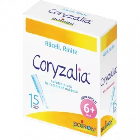 Coryzalia, solution orale en récipient unidose, 15 récipients unidoses, Boiron
