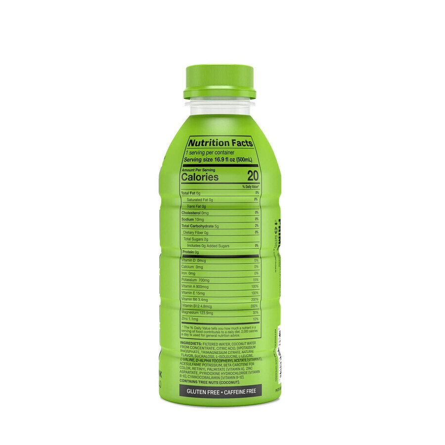 Prime Hydration boisson de réhydratation aromatisée au citron et à la lime, 500 ml, GNC