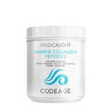 Code Age Wild-Caught Marine Hydrolyzed Collagen Peptides Powder Type I and III, 450 g, GNC