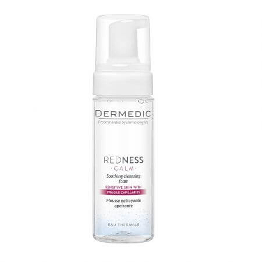 Schiuma detergente lenitiva Redness Calm per il viso, 150 ml, Dermedic