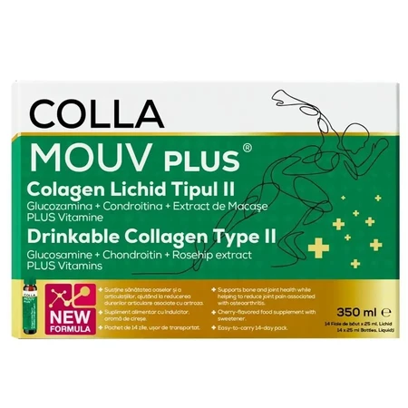 CollaMouv Plus Collageen, Glucosamine & Chondroïtine Drinkshot 14x25ml, BHW Bayerische Heilmittel