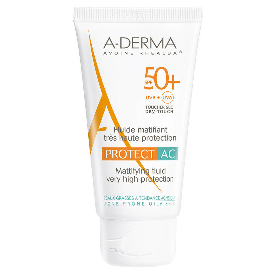 A-Derma Protect AC Fluido Opacizzante Spf50 + 40ml