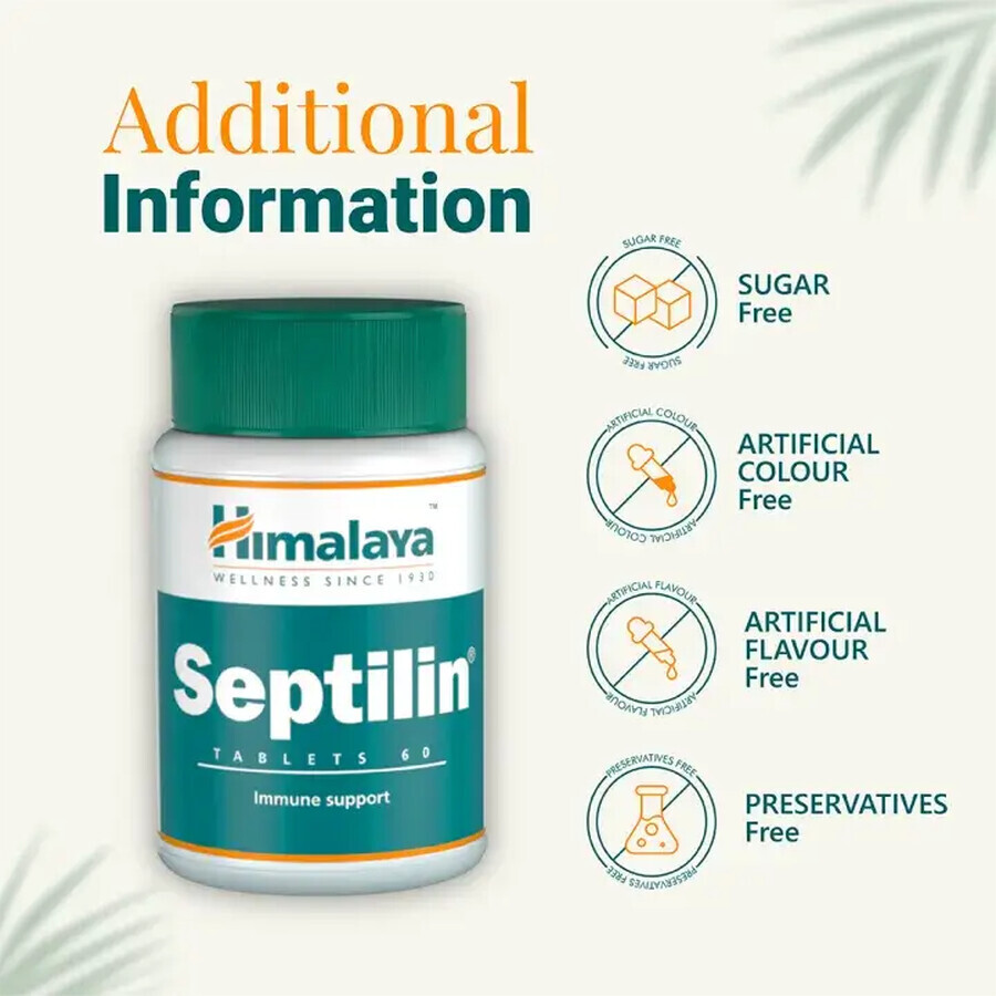 Septilin x 100 cpr (1+1) - 40% Korting, Himalaya