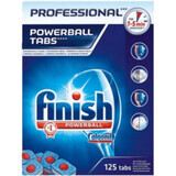 Finish Detergent for the professional powerball dishwasher, 125 pcs