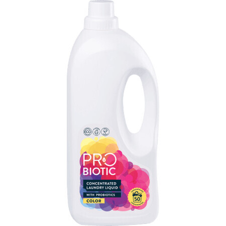 Probiosanus Detersivo per capi colorati con probiotici 50 lavaggi, 1,5 l