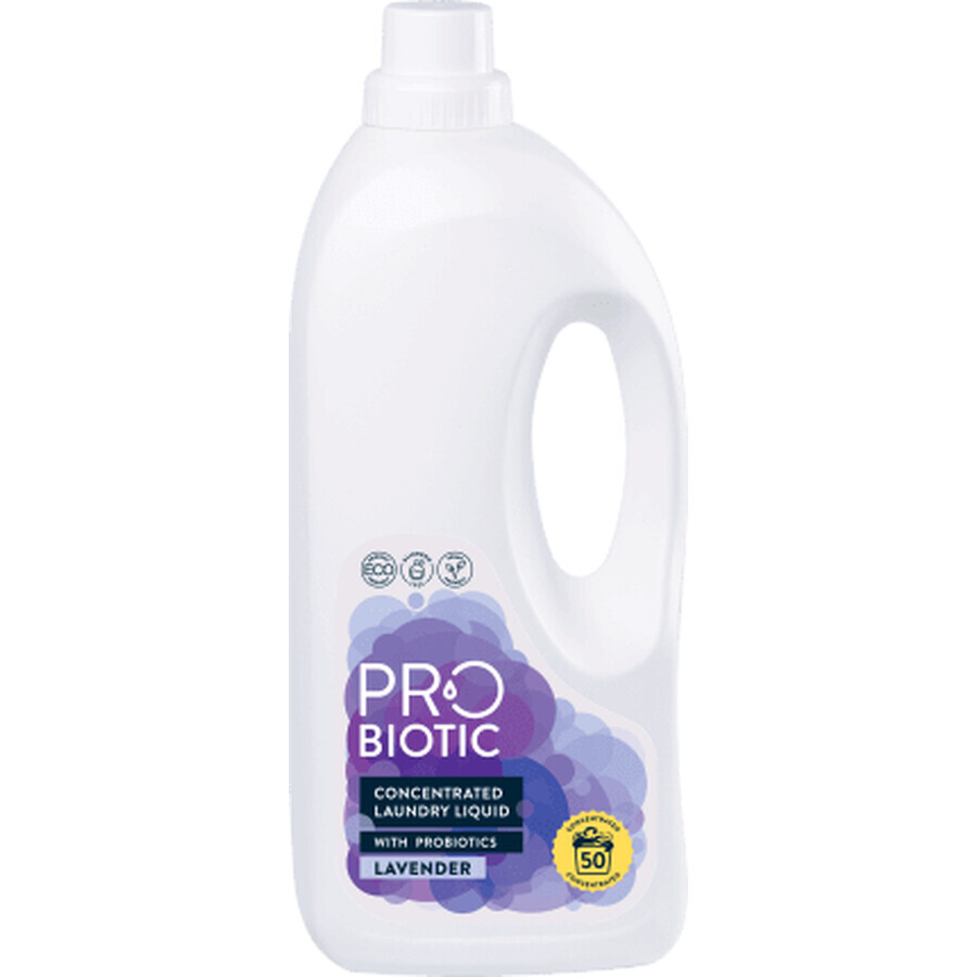 Probiosanus Detersivo bucato Lavanda con probiotici 50 lavaggi, 1,5 l