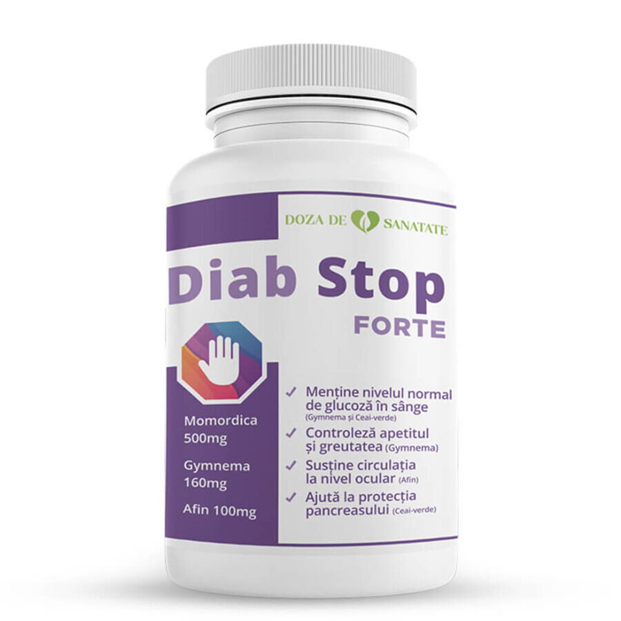 Diab Stop Forte, 30 compresse, Health Dose