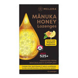 Gouttes de miel de manuka au citron et à la propolis, 12 pièces, Melora