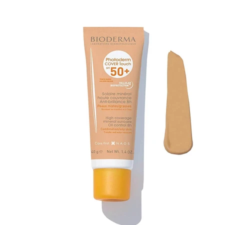 Bioderma Photoderm Fluide Cover Touch SPF 50+ gouden tint, 40 g