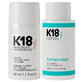 Pack shampooing d&#233;toxifiant Peptide Prep Detox, 250 ml + Masque r&#233;parateur sans rin&#231;age, 50 ml, K18