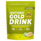 Gold Drink boisson isotonique en poudre aromatisée au citron, 500 g, Gold Nutrition