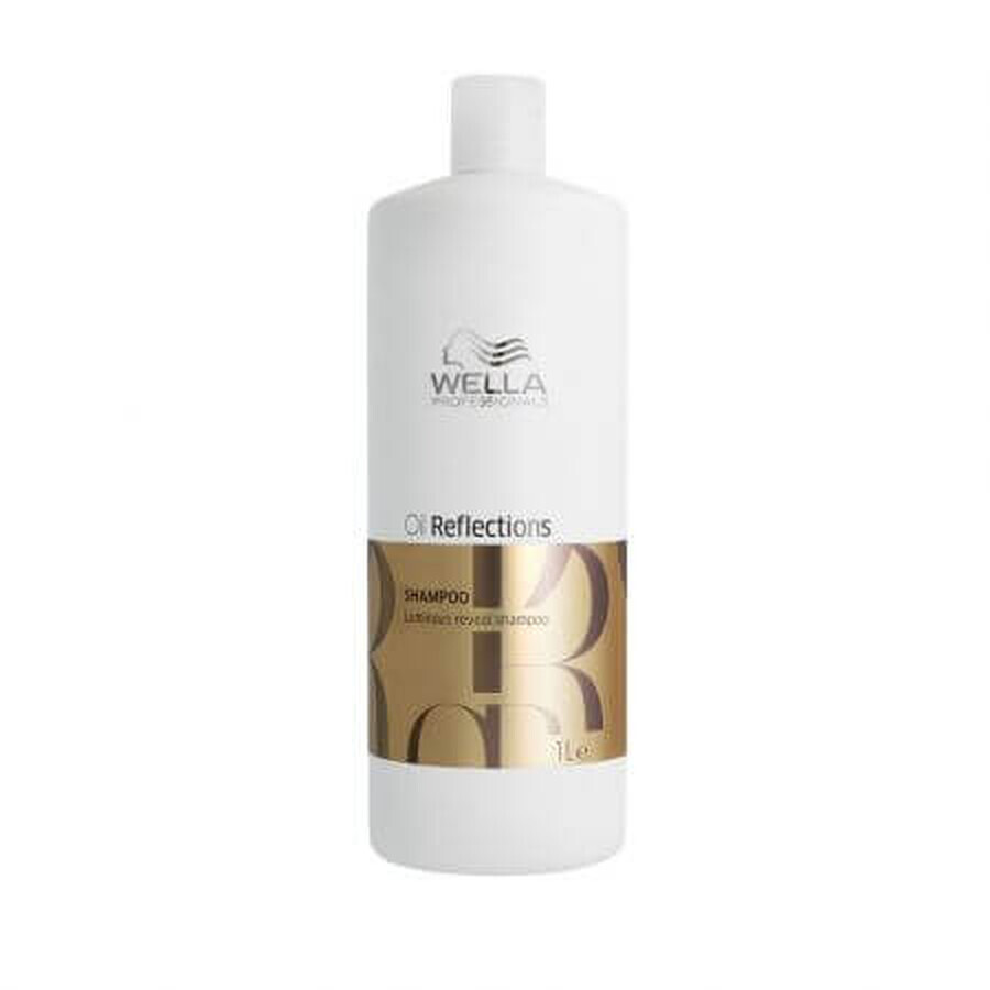 Shampooing pour des cheveux lisses et brillants Oil Reflections, 1000 ml, Wella Professionals