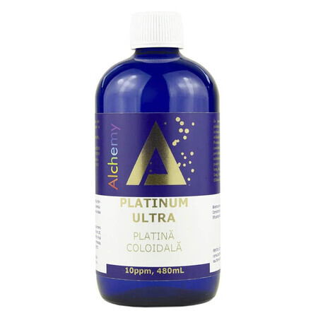 Platinum Ultra Alchemy Platine colloïdal 10 ppm, 480ml, Aghoras