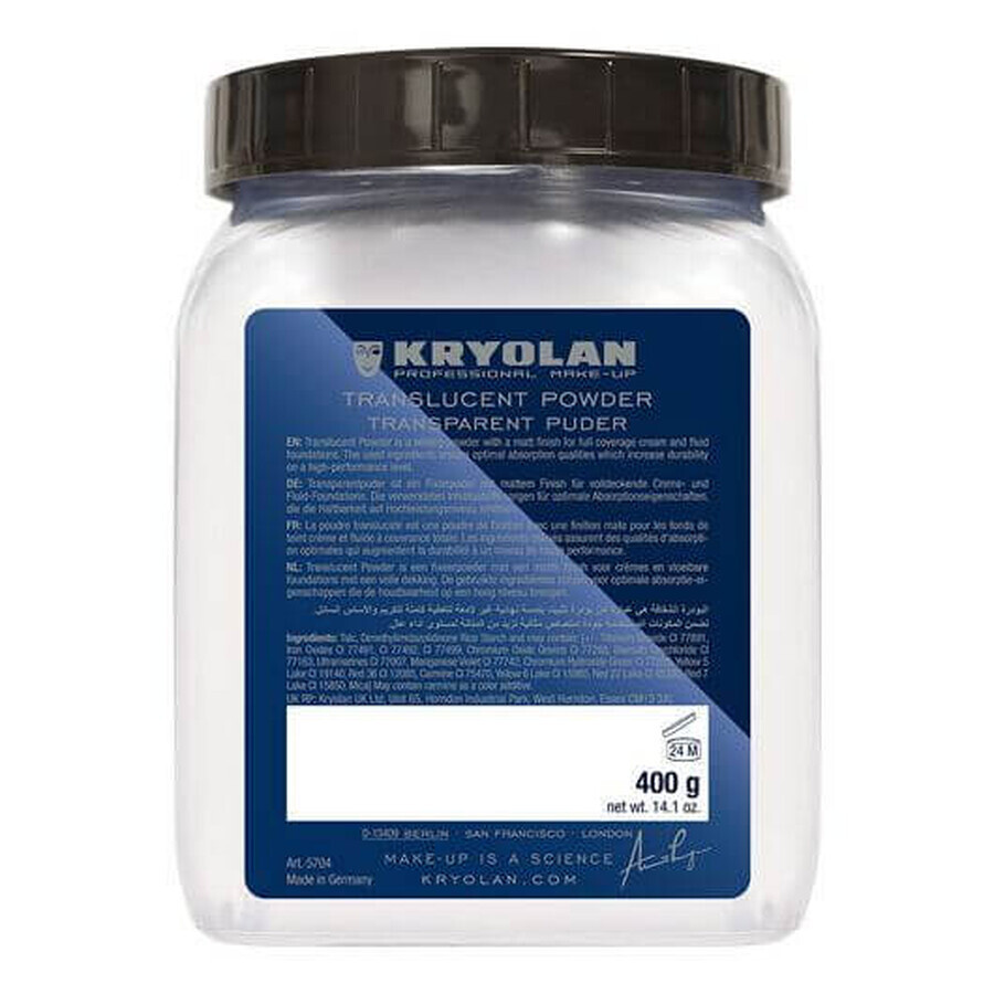 Kryolan TL7 Transparant Poeder 500g