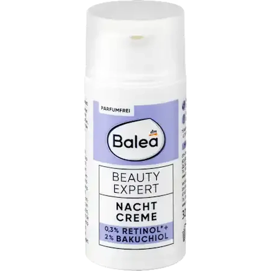 Balea Cremă de noapte cu retinol și bakuchiol, 30 ml